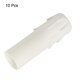 thumbnail image 3 of Uxcell 30x100mm Cubierta de Portalámparas de Vela Base de Candelabro para Candelabro de Estilo Europeo Blanco Paquete de 10, 3 of 6