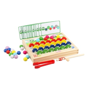 Bothyi - Juego De Pesca Magnético De Madera, Habilidad Motora Fina Para Niños Y Niñas De 3, 4 Y 5 Años