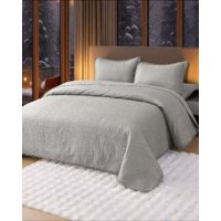 Imac Hogar - Cubrecama Quilt Primavera Verano Con Pompones 2 Plazas