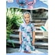 thumbnail image 2 of Traje De Baño Cover Up Stitch Para Niñas Tela De Rizo Azul 6 7y, 2 of 6