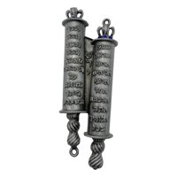Magideal - Mezuzah Scroll Puerta Decoración Adorno De Aleación Mezuzah Ornamento Bendición Del Hogar
