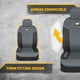 thumbnail image 4 of Fundas de asiento automotrices CAT MeshFlex para automóviles, camiones y SUV, 4 of 7