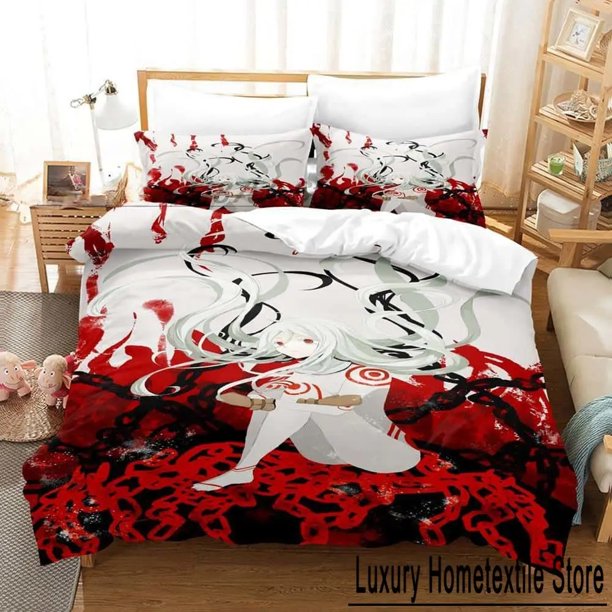 New ed Deadman Wonderland Bedding Set Bed Set Adult Kid Bedroom Duvet cover Sets Bed Sheets