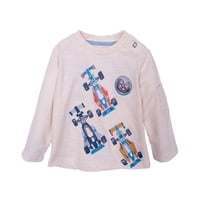 Pillin - Polera Bebé Niño Manga Larga Autos De Carrera Melange