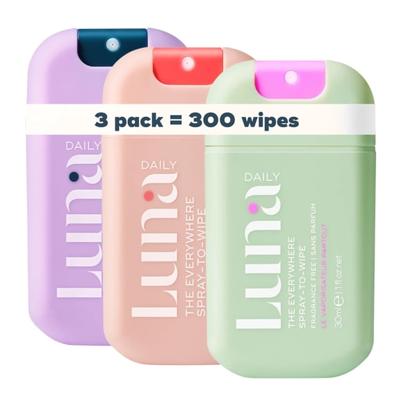 Bruma Corporal Luna Daily 30 ml Trío – Hidratante y Sin Fragancia