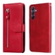 thumbnail image 3 of Funda con Cremallera para Samsung Galaxy A16, Carcasa Cartera de Cuero PU con Soporte y Tarjetero, 3 of 6