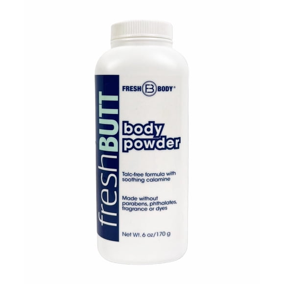 Polvo corporal Fresh Body Fresh Butt sin talco 180 ml