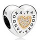 thumbnail image 2 of Charm Pandora Signature Heart, 2 of 2