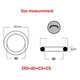 thumbnail image 2 of O-ring Orrines Oring 85mm Diametro X 4mm 1pcs, 2 of 3