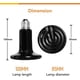 thumbnail image 2 of Paquete de 2 bombillas y abrazaderas Heat Lamp Simple Deluxe de 150 W, 2 of 6