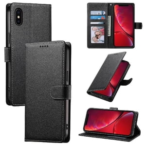 Foxdock - Funda Para Iphone X/Xs– Cuero Premium, 3 Ranuras Para Tarjetas, Protección Contra Impactos