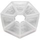 thumbnail image 4 of Pastillero Semanal MEDca 7 Días, Diseño Heptagonal, Tapas Translúcidas con Botón, Transparente y Portátil, 4 of 7
