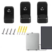 Genérico - Soporte De Montaje En Pared Compatible Con Playstation Ps5/Slim/Pro Consola Gancho De Almacenamiento Con Tornillos Accesorios-Negro