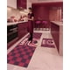 thumbnail image 1 of Set 2 Piezas Alfombra de Cocina Goma Antideslizante Diseño Estampado, 1 of 6
