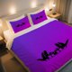 thumbnail image 1 of Stylized JUL on Gradient Background Duvet Cover Set Perfect for Thanksgiving Easy to Maintain, 1 of 1