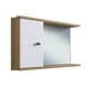 thumbnail image 1 of Gabinete de baño con espejo 1 puerta Blanco Castaño LVA05.077, 1 of 3