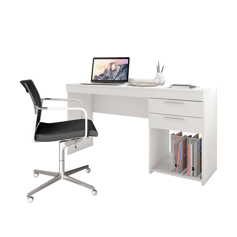 Home Mobili - Escritorio Niza 2 Cajones Blanco