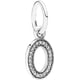 thumbnail image 1 of Dangle Charm Pandora Letra O Con Circonitas Cúbicas Transparentes, 1 of 2