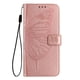 thumbnail image 3 of Funda cartera mariposa para Samsung Galaxy S25 Ultra con soporte y ranuras para tarjetas Oro rosa, 3 of 5