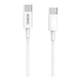thumbnail image 1 of Cable USB tipo c a tipo c - de carga rápida - 1.2mts Blanco, 1 of 3