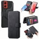 thumbnail image 1 of Funda Billetera Magnética para Motorola Moto G Stylus 5G 2024 Soporte Tarjetas Desmontable Negro, 1 of 6