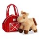 thumbnail image 3 of Animal de peluche Aurora Fashionable Fancy Pals Red Barn Horse, 3 of 3