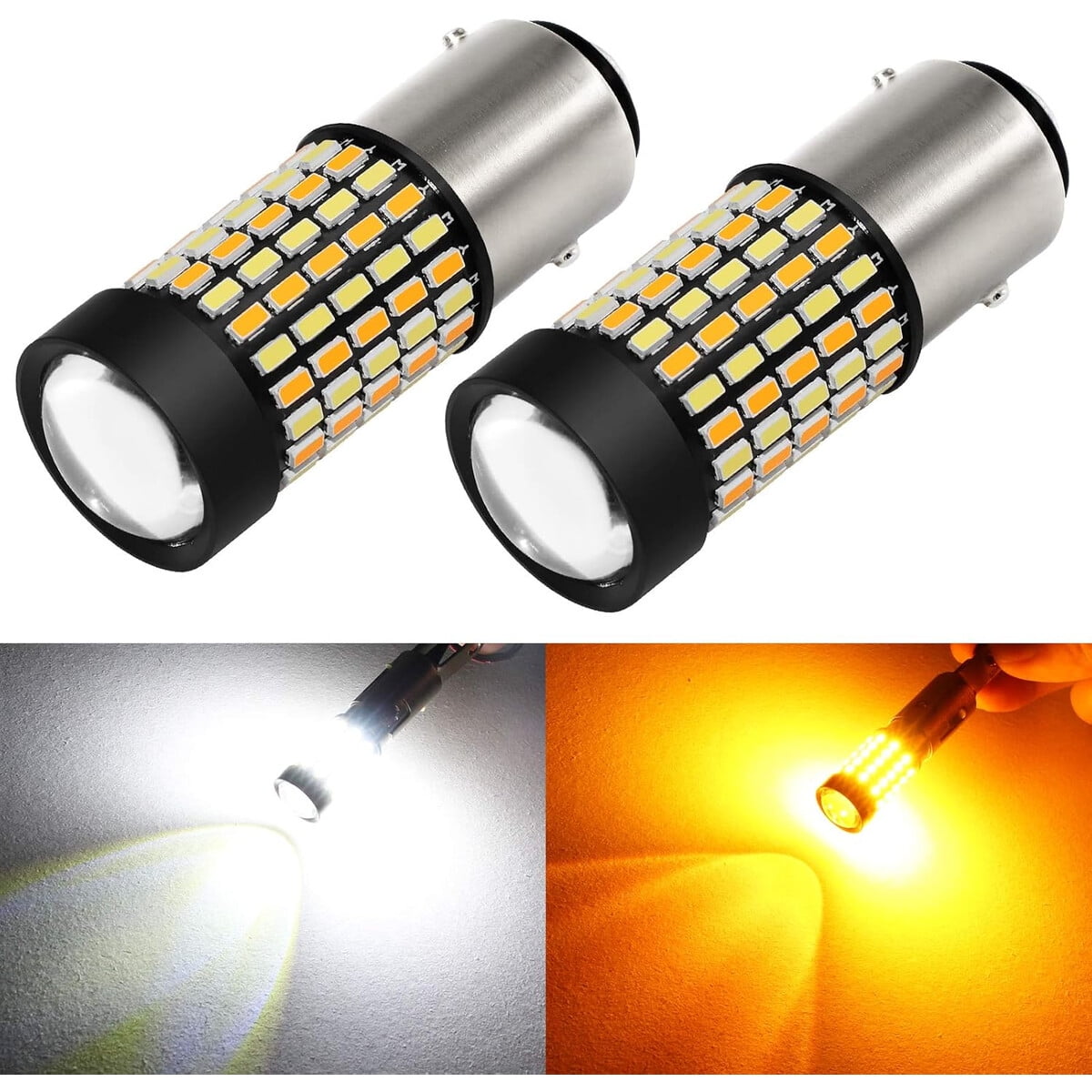 Ampolleta Led Phinlion 1157 Doble Color Blanco Ambar