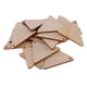 thumbnail image 2 of forma triangular piezas de madera sin terminar con agujero para manualidades 25 piezas 50mm, 2 of 5