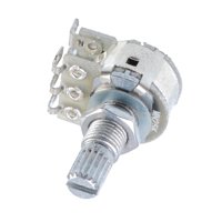 Magideal - Potenciómetro De Doble Equilibrio, Control De Tono De Volumen Moleteado Potenciómetro De Doble Capa Potenciómetros De Guitarra Duraderos Para Guitarra Mn25K