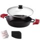 thumbnail image 1 of Sartén Cuisinel de 30 cm de hierro fundido + tapa + raspador, 1 of 7