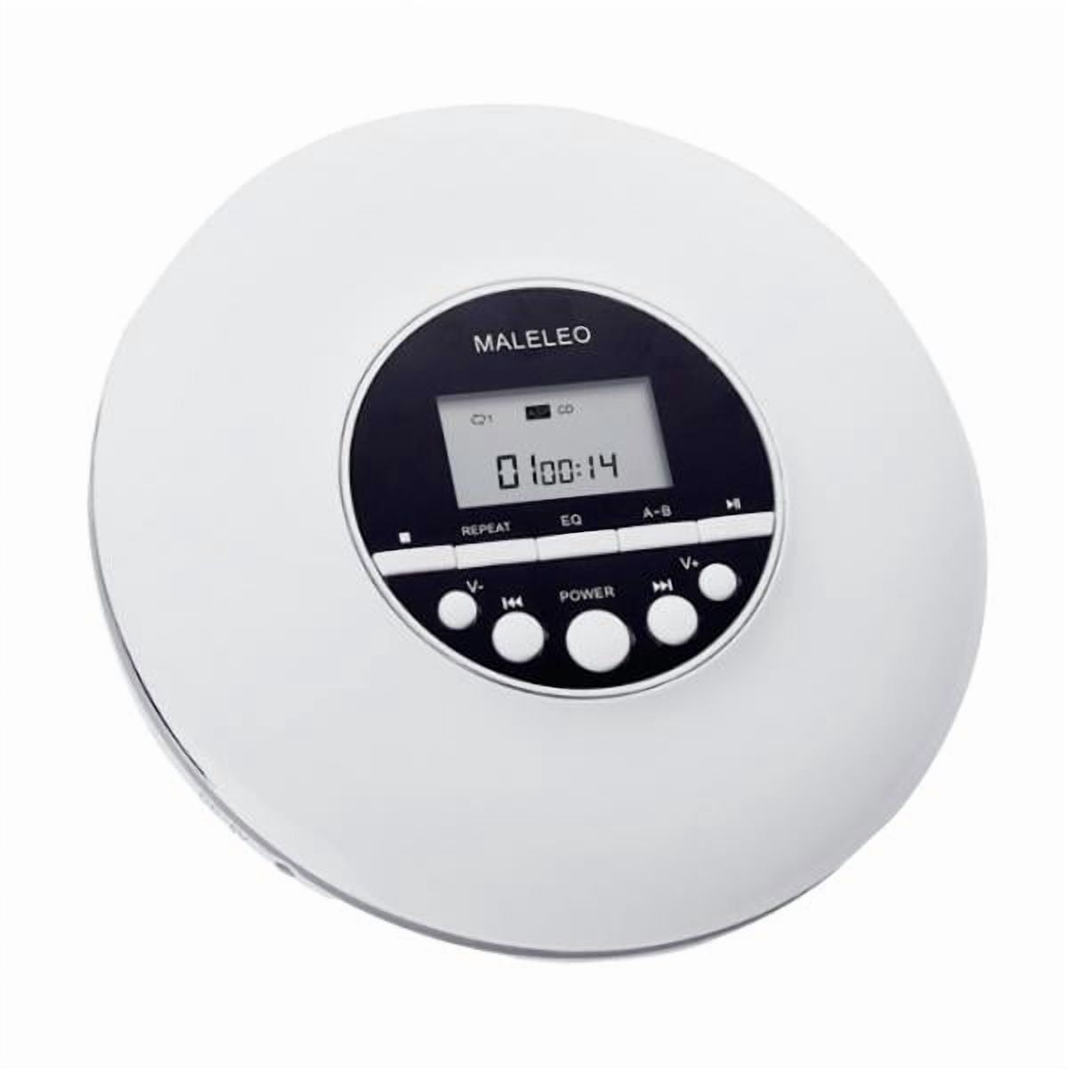 Magideal - Reproductor De Portátil Para El Hogar Altavoces Antideslizantes Pantalla L Recargable Walkman Reproductor De Música Personal Para , Blanco