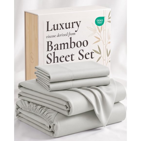 Juego de sábanas Hotel Sheets Direct Queen de bambú