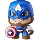 thumbnail image 2 of Figura de acción Marvel Mighty Muggs Captain America #1, 2 of 5
