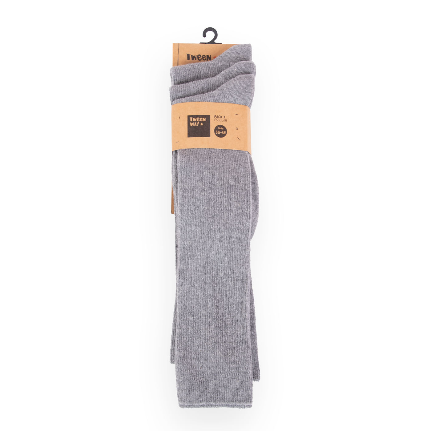 Calcetines Unisex Gris Pillin