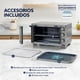 thumbnail image 5 of Horno Eléctrico TSSTTV25FDMAFNS con freidora de aire Oster de 25 litros Gris, 5 of 8