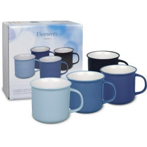 Waechterbach - Set De 4 Tazas Con Caja De Regalo Elements Ocean