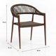 thumbnail image 4 of Silla de Terraza Douce - Aluminio y Rattan, 4 of 7