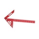 thumbnail image 1 of Herramienta De Medición De Centro Calibre Central Portátil Para Dibujo De Construcción De Ingeniería Sistema Métrico Rojo, 1 of 5