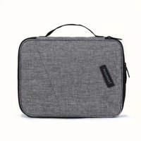 Bagsmart Organizador Electrónico Glendale Doble Capa De Viaje Gris