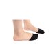 thumbnail image 4 of INSPIRE CHIC Calcetines de Yoga Sin Talón de Algodón Talla Libre Unisex No Show Talla Única Negro5-5 Pares, 4 of 5