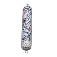 Bothyi - Puerta Mezuzah Mezuzah Mesiánica Decoración Del Hogar Decorativo Exterior Bendición Artesanía Estilo B