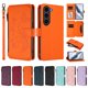 thumbnail image 3 of Funda Cartera Mariposa para [Samsung Galaxy S23 Plus] con Soporte y Cremallera Naranja, 3 of 6