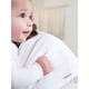 thumbnail image 3 of Toallita para eructos Gerber, pack de 3, muselina 100% algodón, blanca, 3 of 3