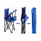 thumbnail image 3 of Silla plegable con porta vaso color celeste, 3 of 3