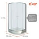 thumbnail image 2 of Shower Curvo 80x80x200cm Satin, 2 of 4