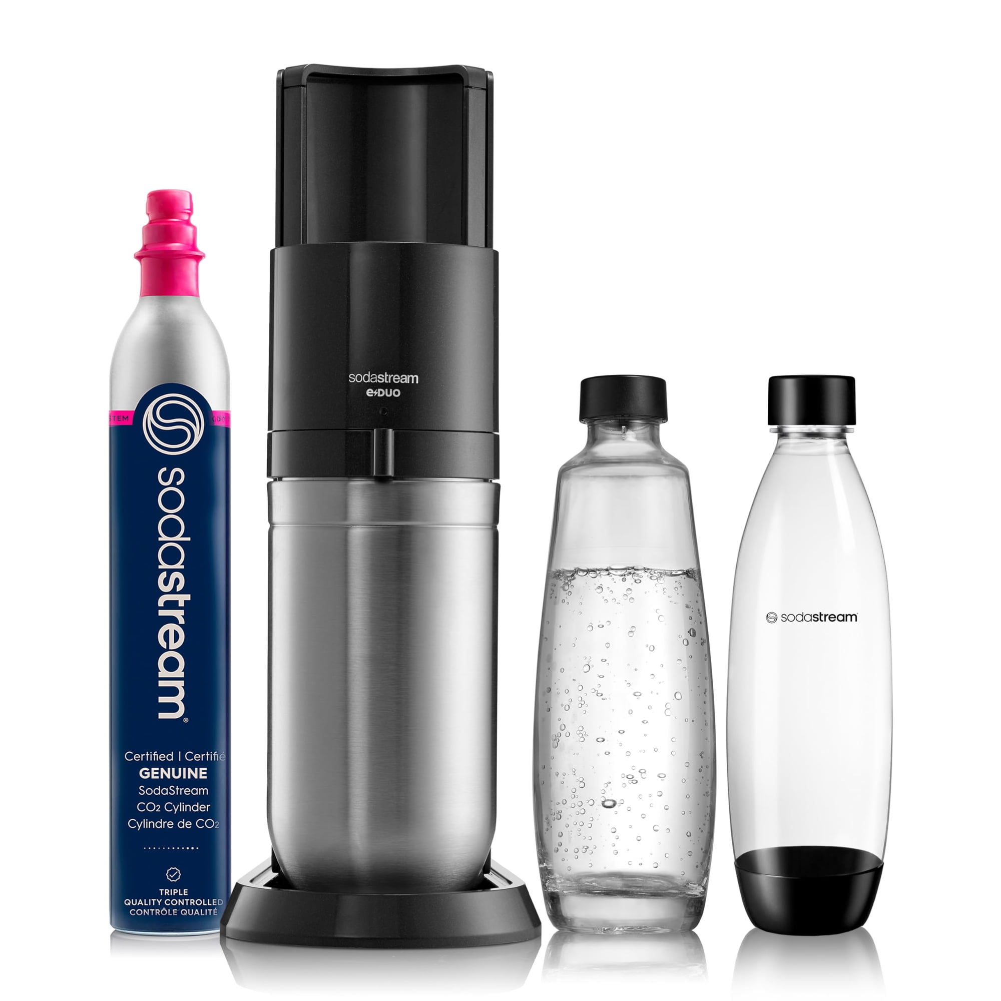 Máquina De Agua Con Gas Sodastream E-duo Negra Con Co2 60l