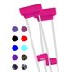 thumbnail image 1 of Fundas para muletas y empuñaduras Crutcheze Premium, color rosa intenso, 1 of 7