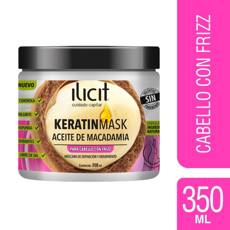 Ilicit - Máscara De Hidratación Y Nutrición Aceite De Macadamia