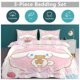 thumbnail image 2 of Cute Cinnamoroll Cartoon Duvet Cover Set Bedding Set 1 Duvet Cover And 2 Pillowcases 3D Cartoon Dog Printed Comfortable And Ultra Soft Bed Set Room Decor for Bedroom, 2 of 5