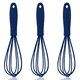 thumbnail image 1 of Batidor de silicona para cocinar, batidor de huevos con forma de globo, perfecto para mezclar, hornear y batir, juego de 3, 1 of 5